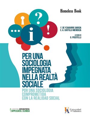cover image of Per una sociologia impegnata nella realtà sociale / Por una sociología comprometida con la realidad social